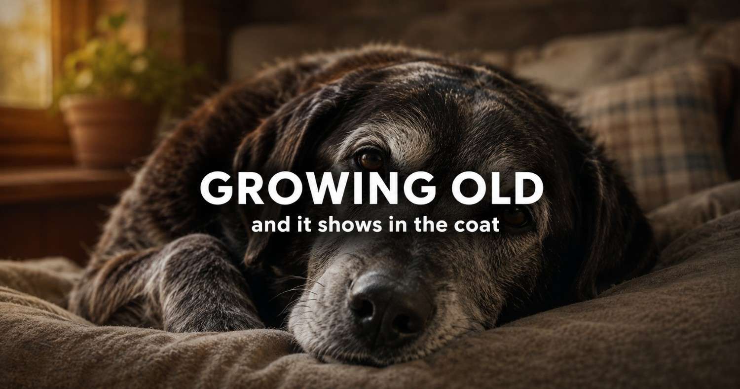 Your dog's coat changes as they age. Here's what it needs.