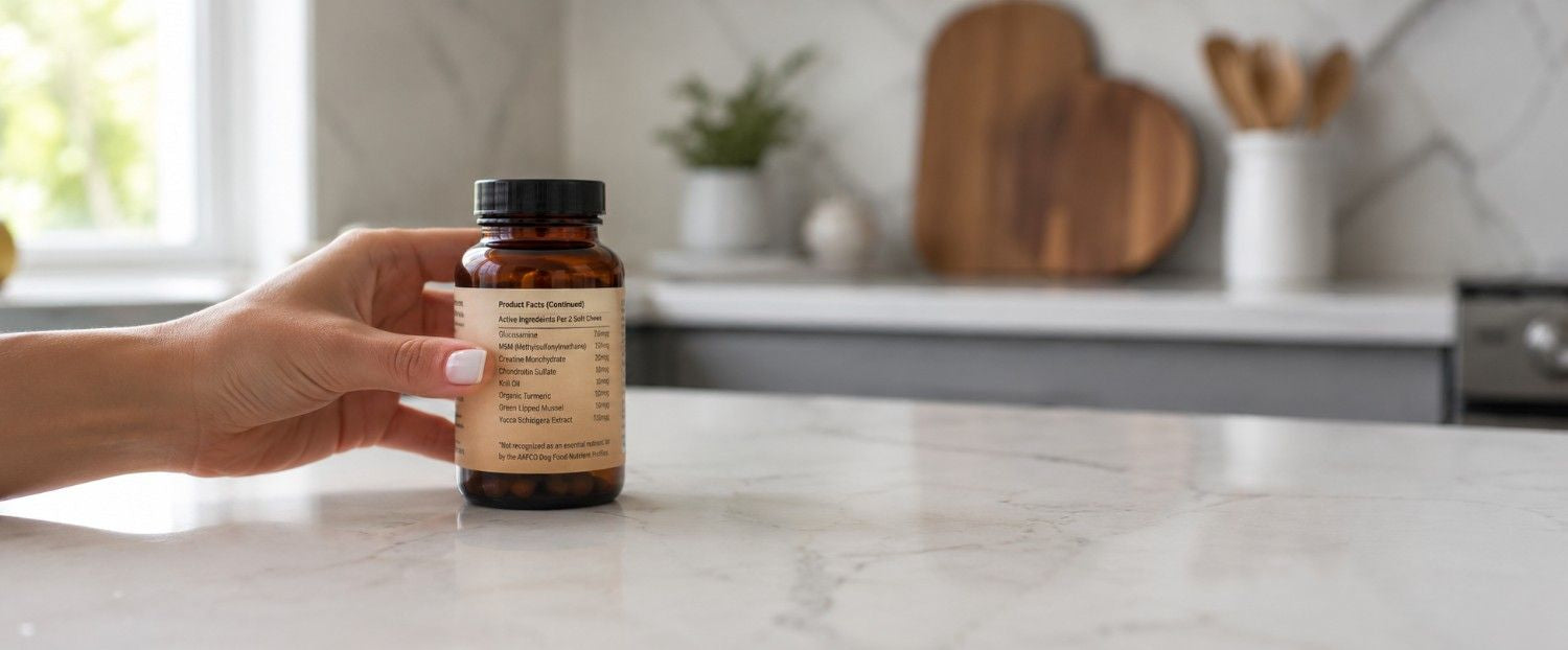How to Read a Dog Supplement Label (And What to Ignore)