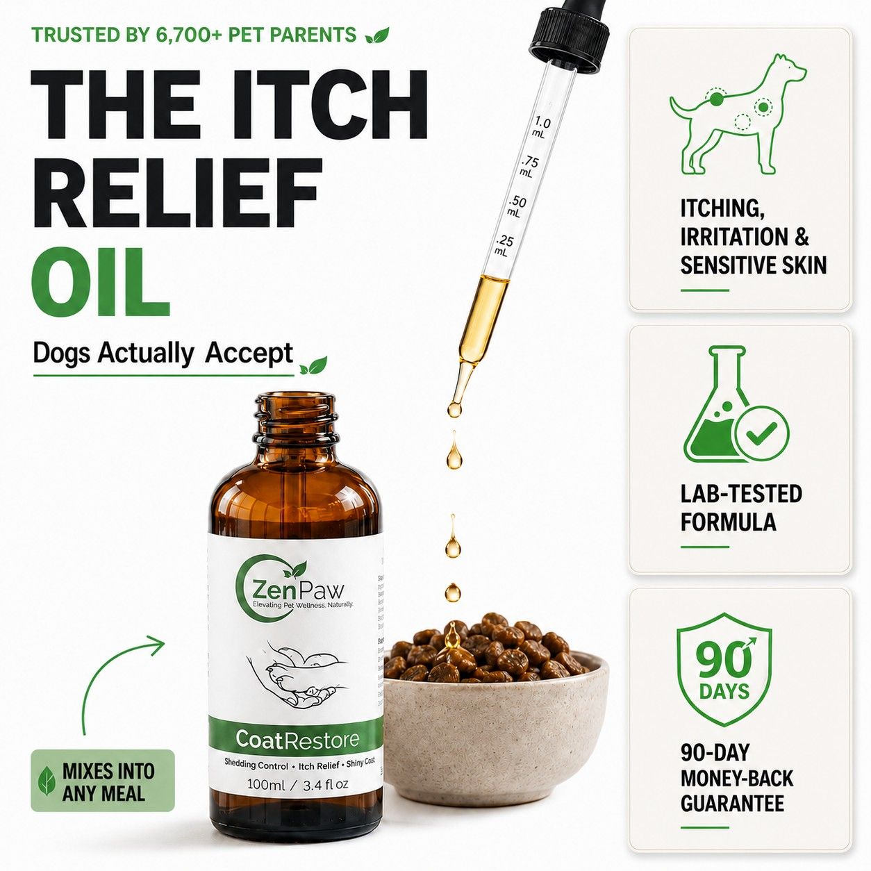 CoatRestore® Daily Itch Support Drops